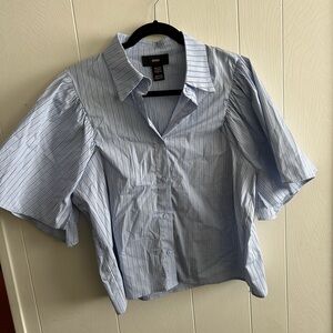 Rain Blue Striped Shirt